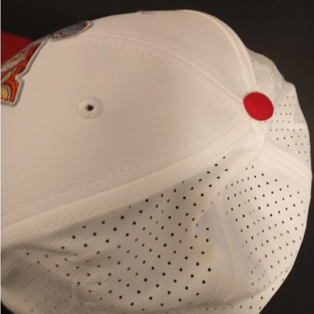 Super Bowl LIX NFL Snapback Cap Hat New Orleans FOX Sports 2025 White Red